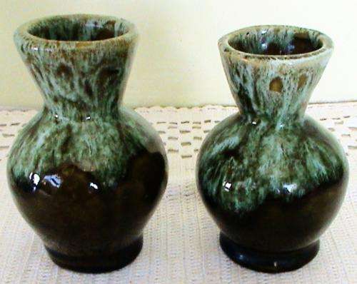 Miniature ceramic vases from Namibia - set of 2