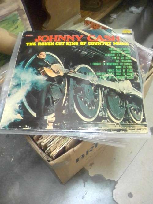 JOHNNY CASH the rough cut king of country music LP/VINYL - SUPER CLEAN CONDITION