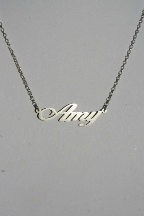 Customised hand made Name necklace