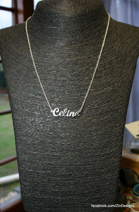 Customised hand made Name necklace