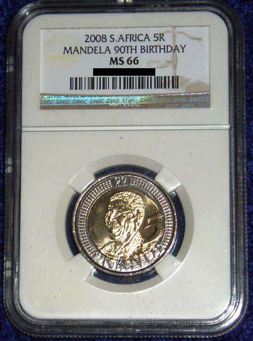 4 X MS66 MANDELA 90TH BIRTHDAY COINS UP FOR GRABS.. CRAZY R1 START