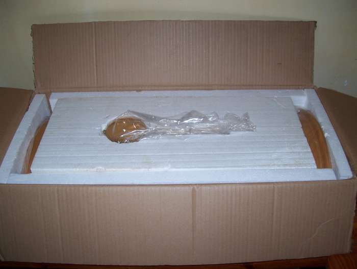 Free Standing / Mantel / Wall - Solid Wood and Glass Pendulum Clock .....................