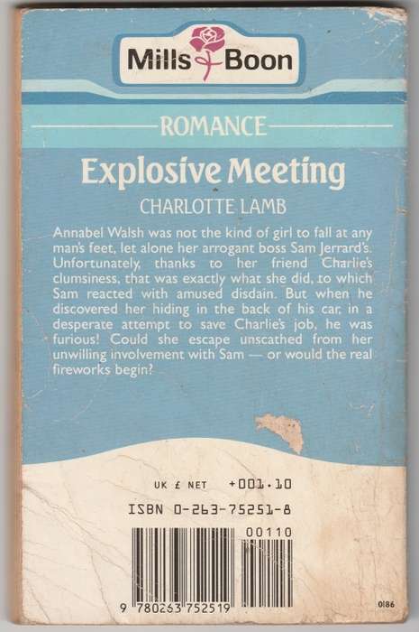 Mills and Boon - Explosive Meeting - Charlotte Lamb