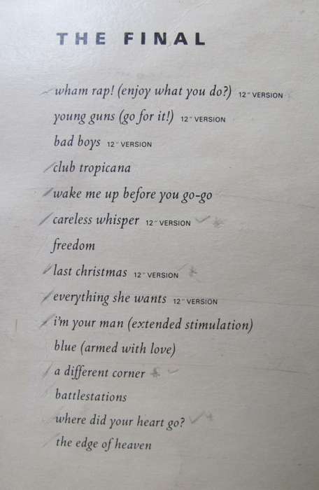 WHAM - The Final - 2 x Vinyl LP`s 1982 to 1986
