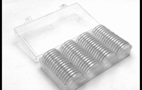 Coin Capsules 39mm, Box 60pcs.