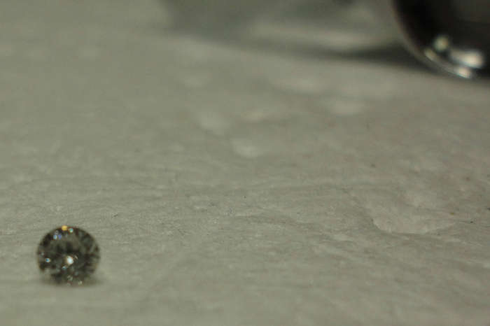 0.07 ct diamond H VVS - *GEM ALERT!* - From my personal collection.