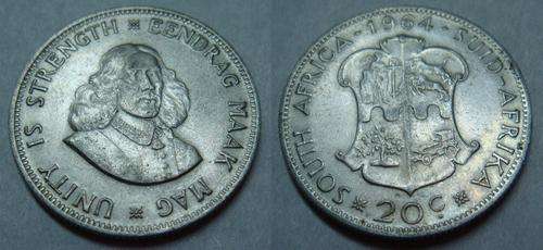 1964 20c : South Africa