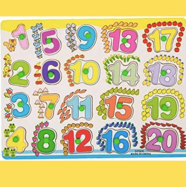 Wooden Number Puzzle