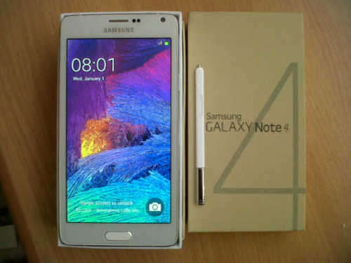 SAMSUNG GALAXY NOTE 4 (WHITE) in VERY GOOD  CONDITION