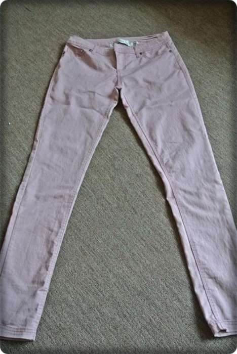 Pastel purple stretch jeans size 30