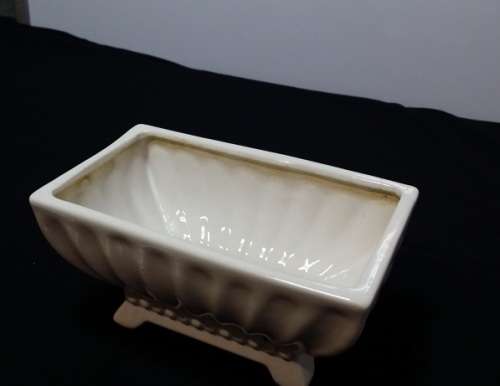 OBLONG WHITE VASE