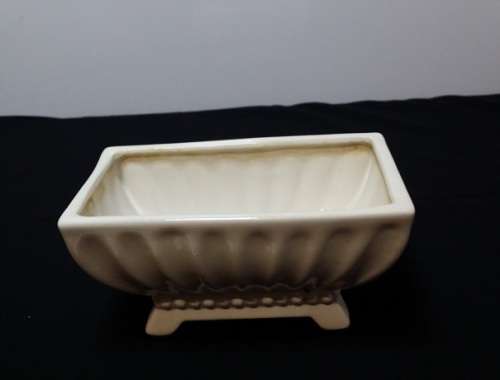 OBLONG WHITE VASE