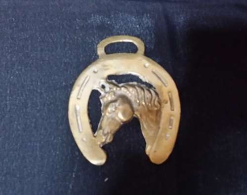 VINTAGE BRASS HORSE
