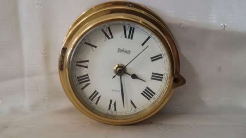 BRASS STOCKBURGER CLOCK