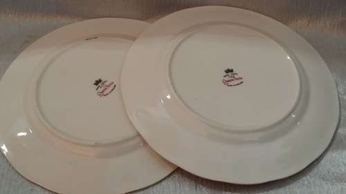 TWO  QUEEN ANNE SIDE PLATES ENGLAND ONE PRICE FOR BOTH