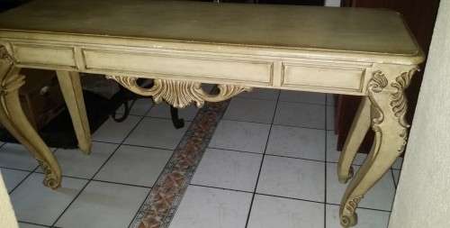FRENCH COLONIAL  CONSOLE TABLE 165 cm L X 57 cm  W X 88 cm H / COLLECTION ONLY