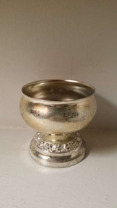 silver plate bowl england  7 cm