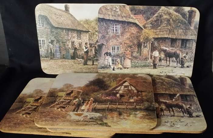 Vintage Pictorial Master Craft Place Mats