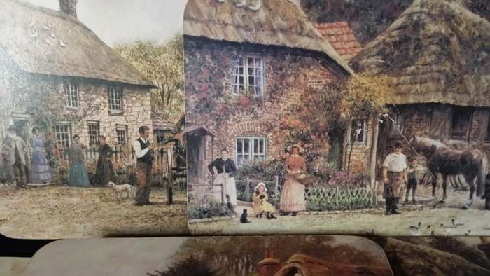 Vintage Pictorial Master Craft Place Mats
