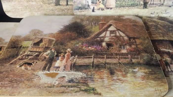 Vintage Pictorial Master Craft Place Mats