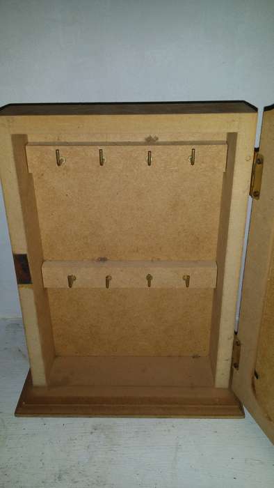 Wooden  Key Storage Cabinet key Holder 23 cm x 16 cm