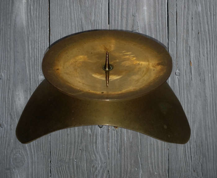 Brass Candle Holder 10 cm