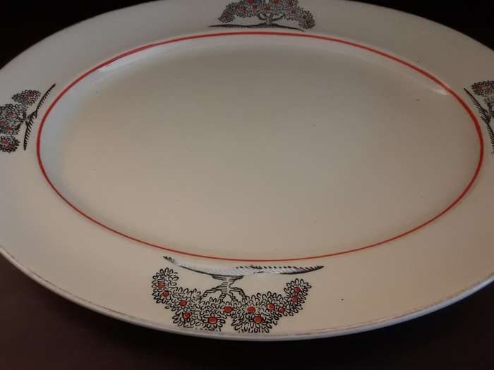 Victorian Johnson Bros England Serving Oval Platter 30 x 24 cm