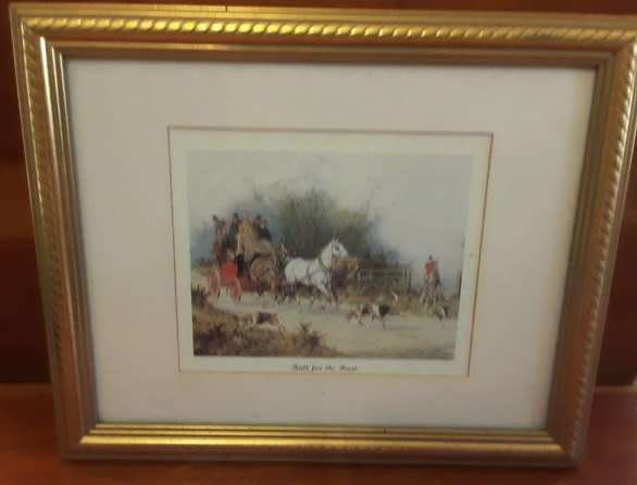 Framed decor Horse theme Picture 26 X 21 CM