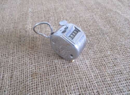 Count Your Money...Anything...Even Your Blessings!!! An Old Handheld Metal Simplex Sheep Counter