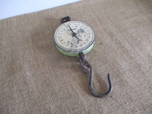 A Very Rare Salter 200lb Spring Balance Hanging Scale    No 235    Prov. Pat 16582/48     England