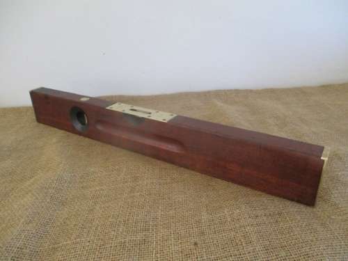 Very Rare Wood And Brass Stanley No 03 Sweatheart 24" Water Level     Made In USA     Early 1900's