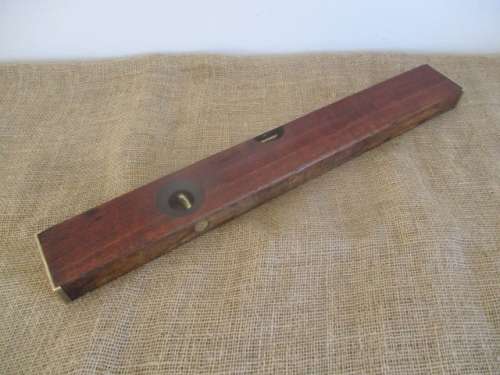 Very Rare Wood And Brass Stanley No 03 Sweatheart 24" Water Level     Made In USA     Early 1900's