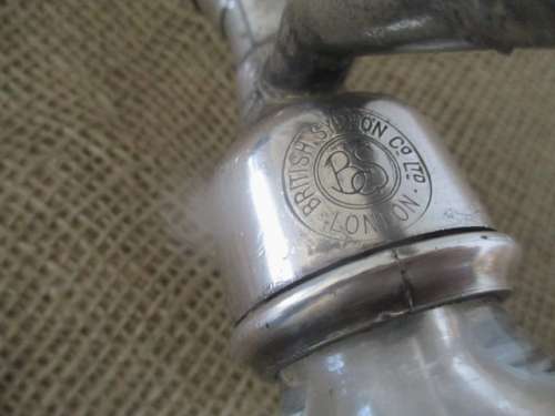 Vintage J Nickoles & Co Soda Syphon Glass Bottle    18 & 20 Wicht St     Cape Town