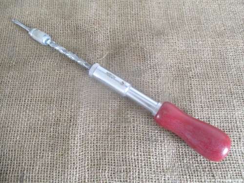 Vintage Spiralux 7135 Spiral Rachet Screwdriver With One Bit By Spiralux Ltd, England    MIB