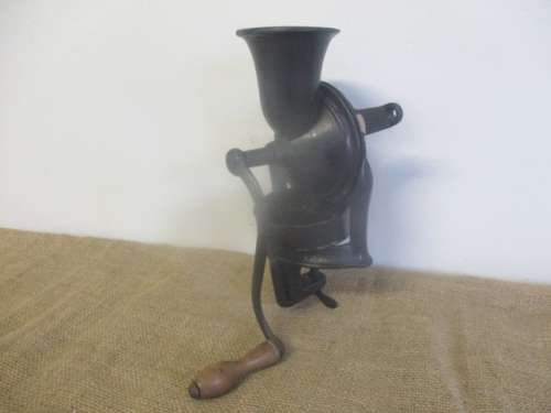 Beautiful Complete Vintage Cast Iron No 3 Lovelock Coffee Grinder With Original Catch Tray