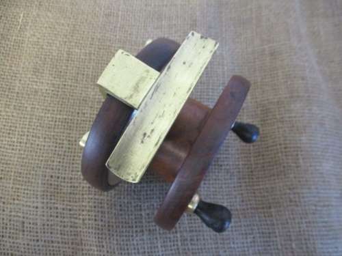 An Outstanding Antique/Vintage 4 1/2" Wooden Fishing Reel Plus One Free Of Charge