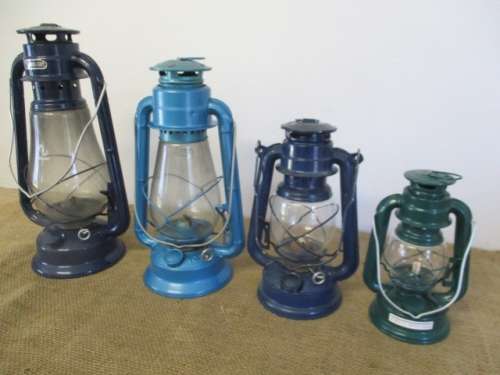 Is This Our Future...A Nice Family Of Four Kerosene Oil Laterns