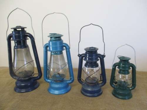 Is This Our Future...A Nice Family Of Four Kerosene Oil Laterns
