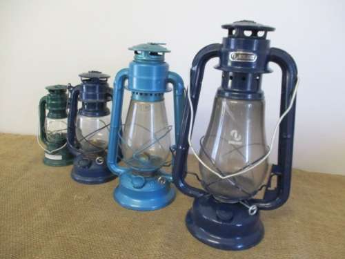 Is This Our Future...A Nice Family Of Four Kerosene Oil Laterns