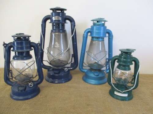 Is This Our Future...A Nice Family Of Four Kerosene Oil Laterns