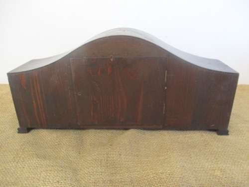 For Repair Or Spares...Rare Antique/Vintage U.M. Uhrenfabrik Muhlheim Wooden Mantel Clock  Germany