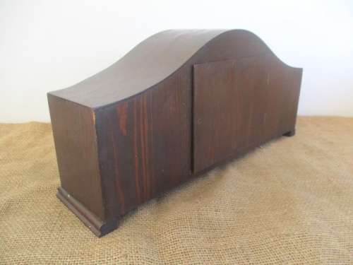For Repair Or Spares...Rare Antique/Vintage U.M. Uhrenfabrik Muhlheim Wooden Mantel Clock  Germany