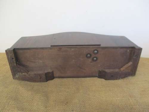 For Repair Or Spares...Rare Antique/Vintage U.M. Uhrenfabrik Muhlheim Wooden Mantel Clock  Germany