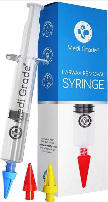 Ear Wax Remover Syringe Kit Reusable Ear Cleaner by Medi Grade