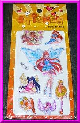 Fairy Glitter Puffy Stickers