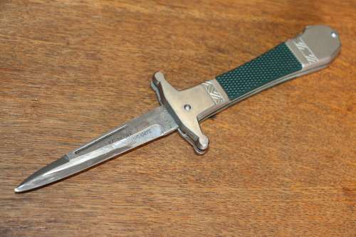 Beautiful Vintage K MARK, Japan, Folding Knife