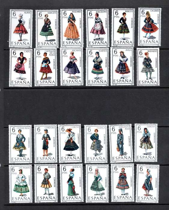 SPAIN (D) Provincial Costumes (3 Pages)