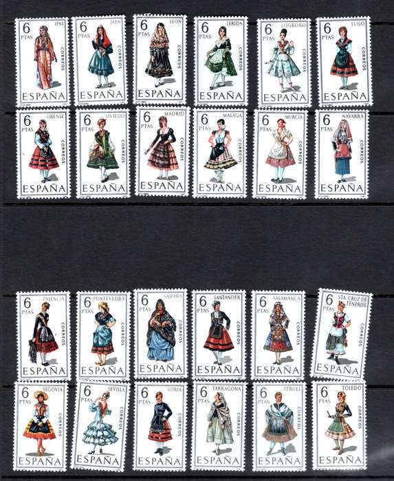 SPAIN (D) Provincial Costumes (3 Pages)