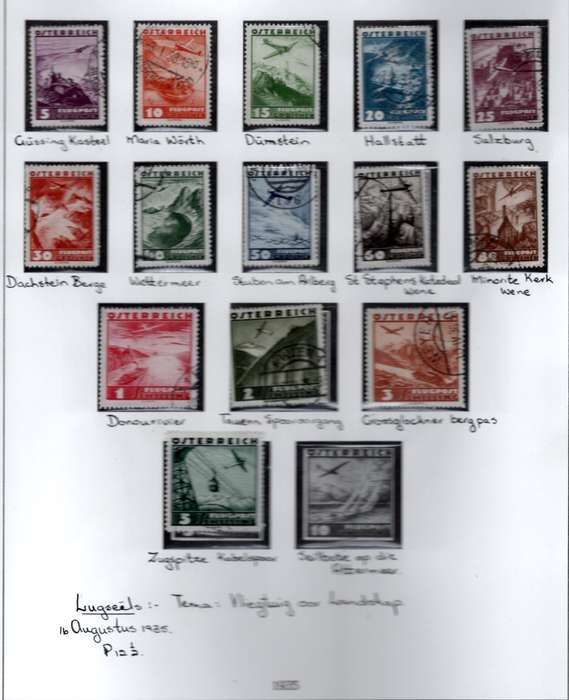 AUSTRIA (1935 Air Set)