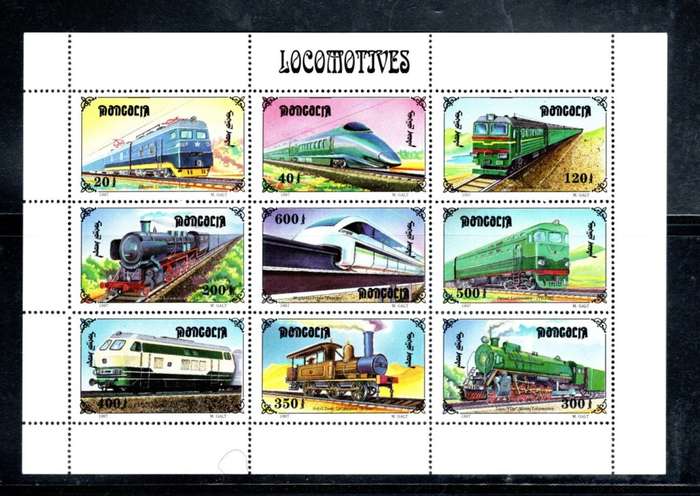 MONGOLIA (1997 TRAINS)